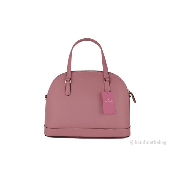 NWT Kate Spade Sadie Medium Pink Saffiano Leather Dome Crossbody Satchel Handbag - Picture 6 of 10